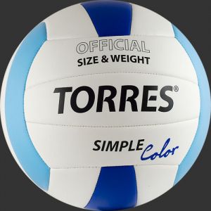 Мяч волейбольный Torres Simple Сolor №5 любительский