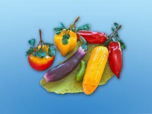 Набор муляжей "Овощи"