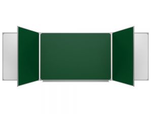 Доска аудиторная 5-элементная ДК53к (300х100 Мел/Маркер, Зеленая/Белая)