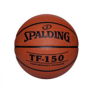 Мяч баскетбольный "SPALDING TF-150 Performance" р.7, арт.73-953z, 8 панелей, резина,  бут.камера, коричнево-черный