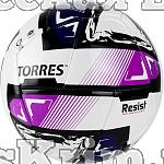 Мяч футзал. "TORRES Futsal Resist" арт.FS321024, р.4, 24 п.,ПУ, 3 подкл.сл., гиб.сш сбелый-мультикол